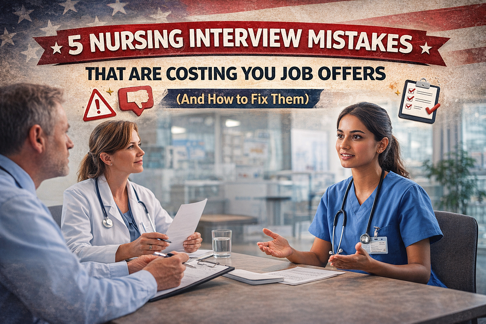 5 Nursing Interview Mistakes That Are Costing You Job Offers (And How to Fix Them)